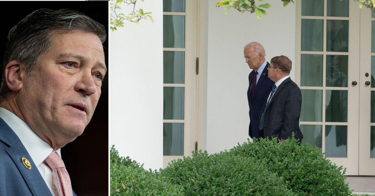 Composite photo of Ronny Jackson, Joe Biden and Dr. Kevin O'Connor