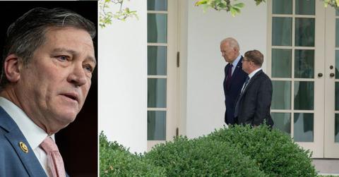 Composite photo of Ronny Jackson, Joe Biden and Dr. Kevin O'Connor
