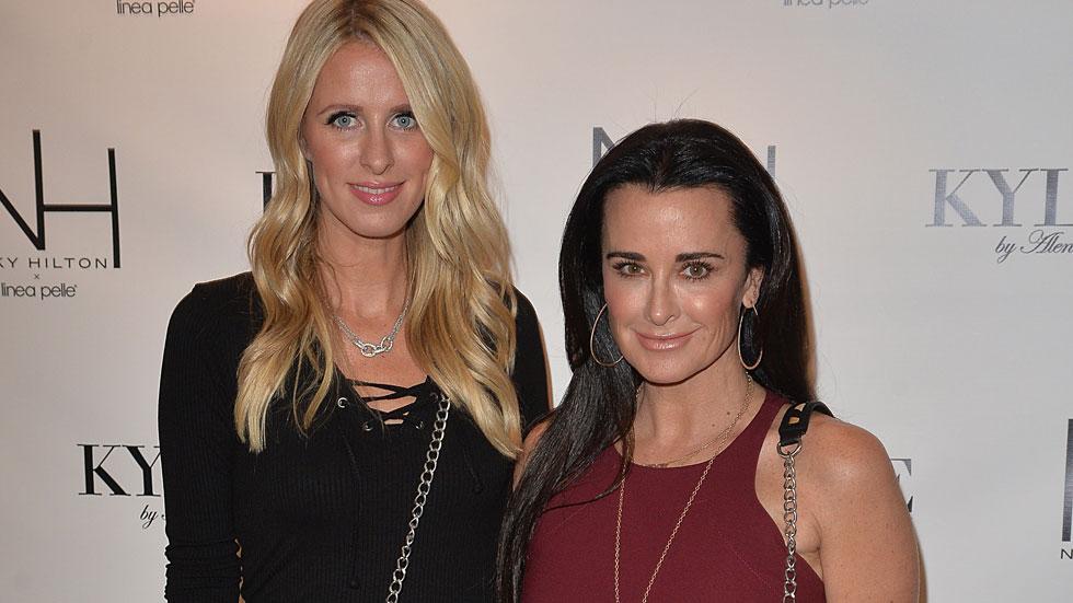 Nicky hilton pregnant feud kyle richards