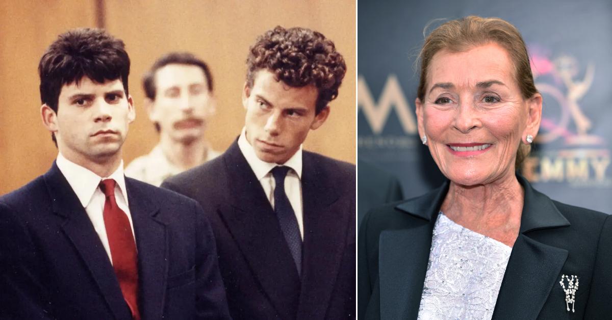 image of Judge Judy disagrees with the resentencing of the Menendez brothers.