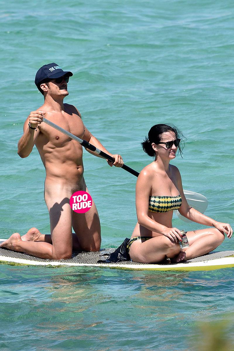 *PREMIUM EXCLUSIVE* Orlando Bloom lets it all hang out with Katy Perry **MUST CALL FOR PRICING**