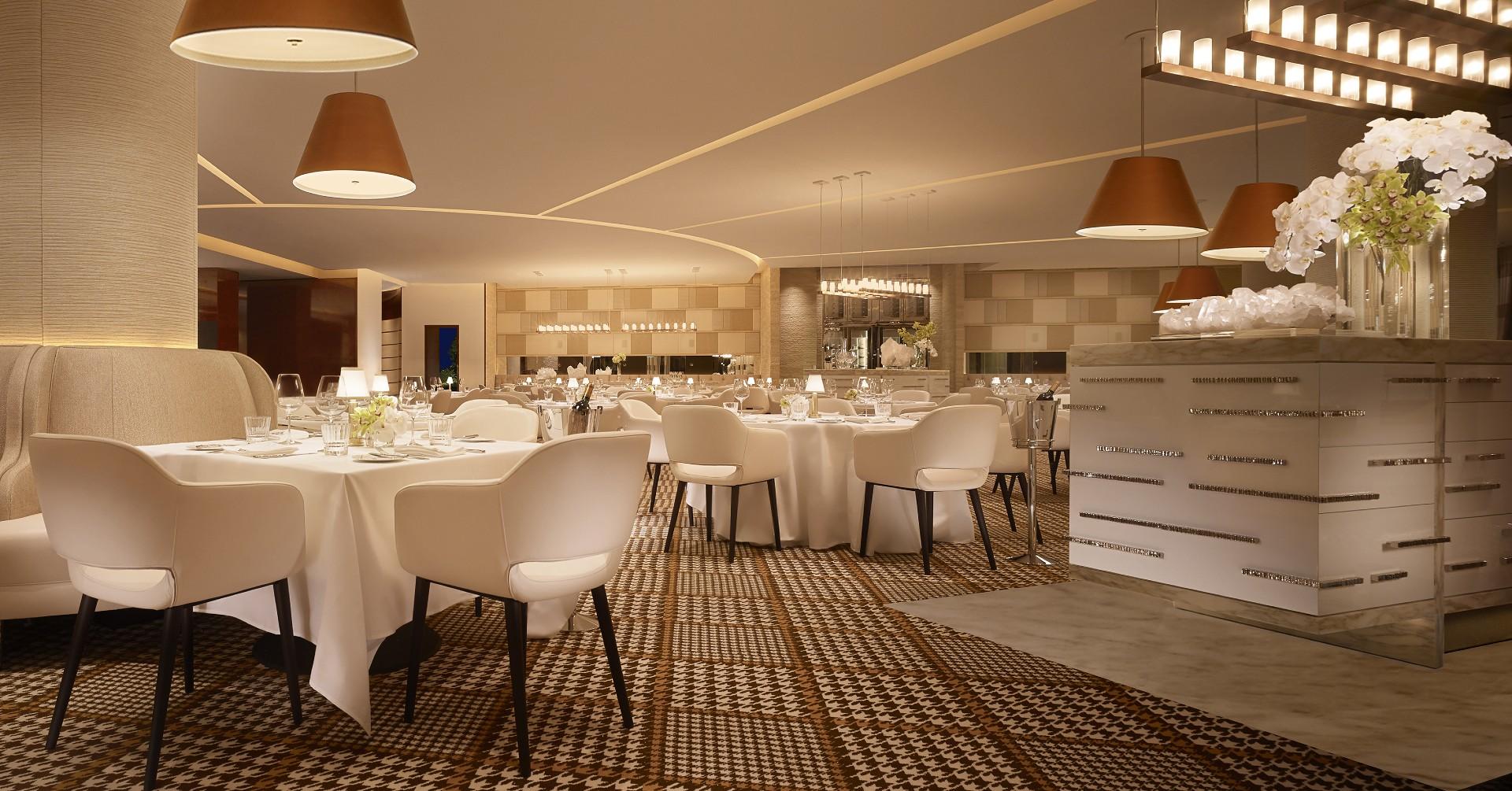 Photo of the dining room at Rare Steakhouse.