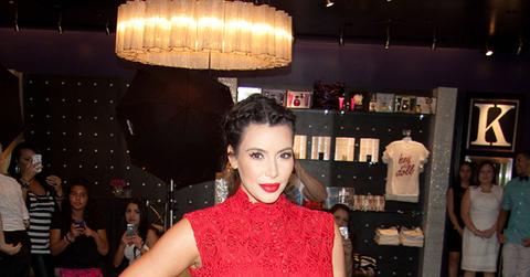 Kim Kardashian High Neckline