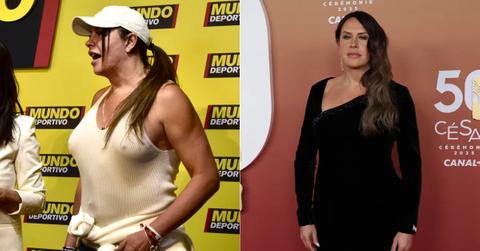 Two photos of Karla Sofia Gascon