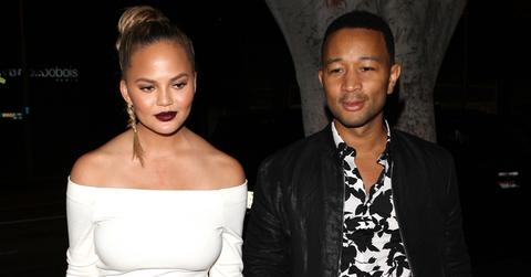 EXCLUSIVE: Chrissy Teigen and John Legend dine at Madeo Restaurant for a romantic dinner