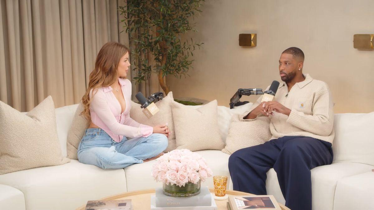 Photo of Khloé Kardashian and Tristan Thompson