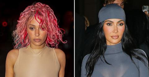 Photo of Bianca Censori and Kim Kardashian