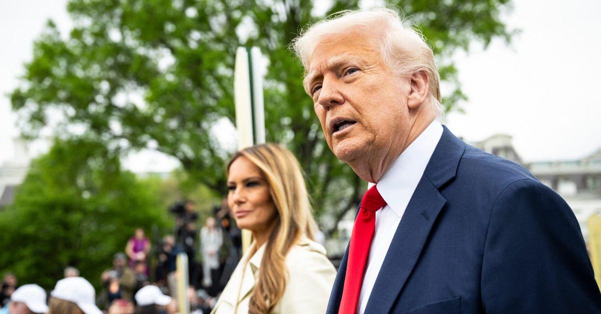 donald trump in trouble wife melania impersonating trans athlete