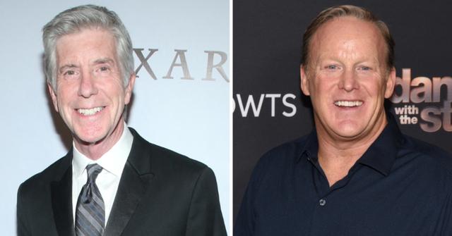 tom bergeron furious press secretary sean spicer dwts