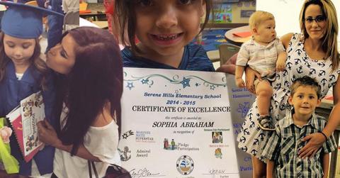 Teen mom graduation photos