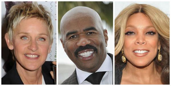 Ellen DeGeneres Steve Harvey Wendy Williams