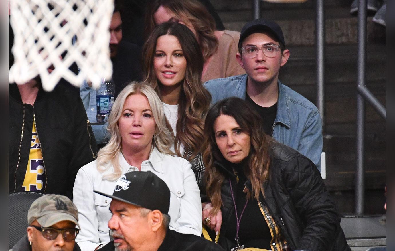 Celebrities At The Los Angeles Lakers Game