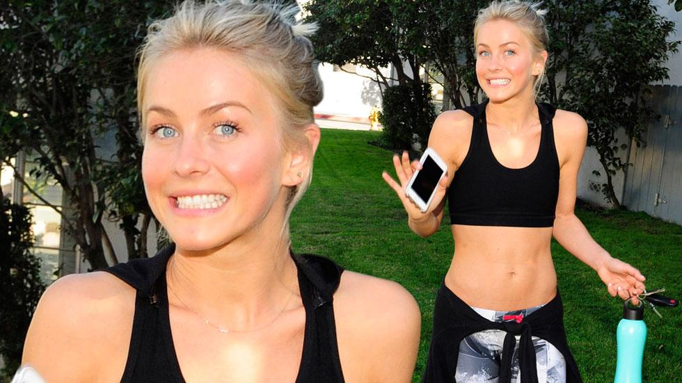 Julianne hough sexy gym body 07