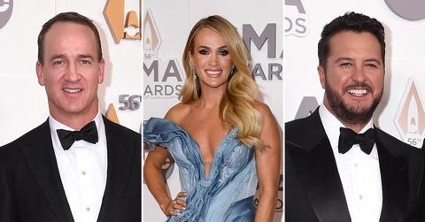 peyton manning carrie underwood side eye cmas pp