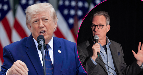 Composite photo of Donald Trump and Jake Tapper.