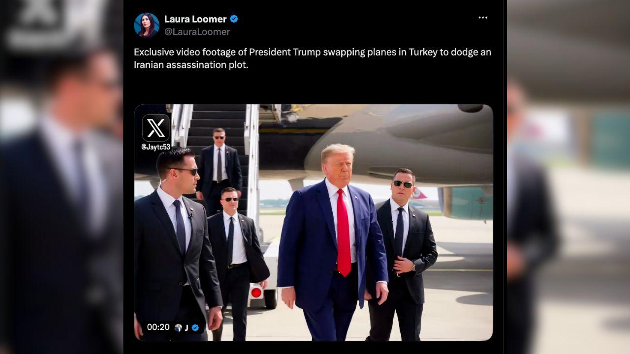 Image of The clip portrayed the president in a ‘Mission: Impossible’-style escape.