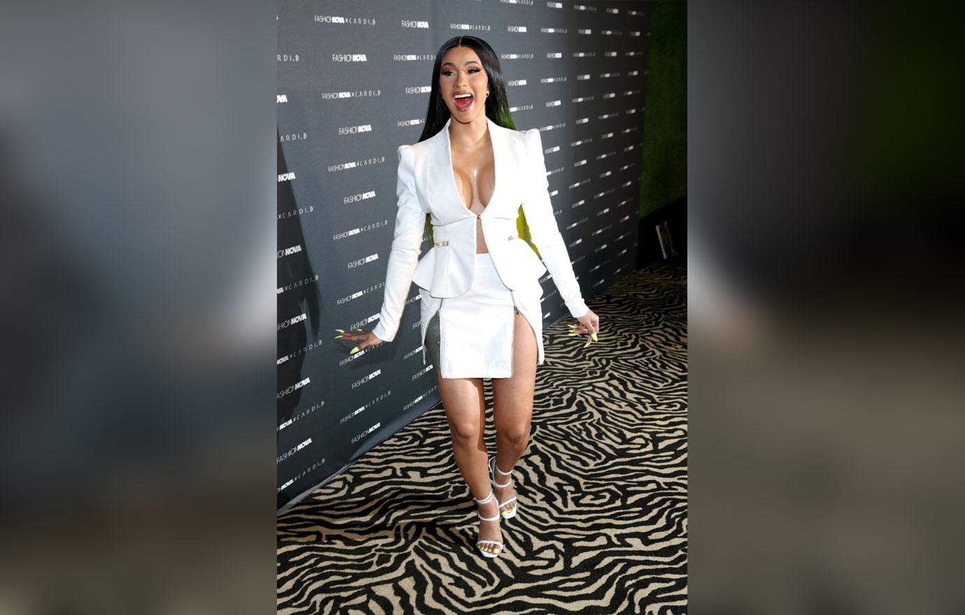 Cardi B's Diamond Ball Dress: Rapper Stuns In Pink Gown