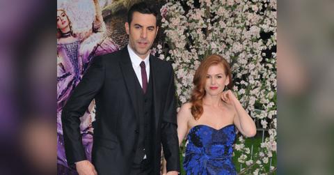 Isla Fisher and Sacha Baron Cohen