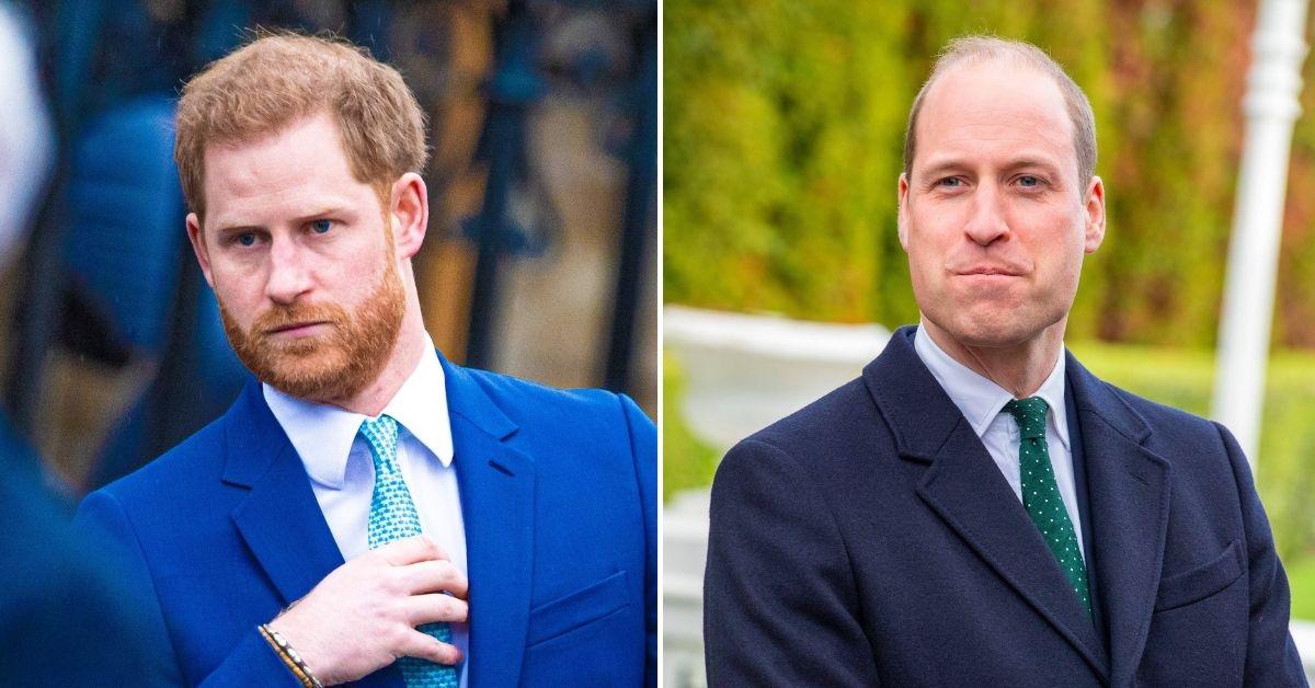 prince william prince harry at each others throats prince philip funeral