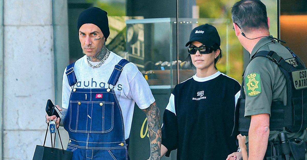 Photo of Travis Barker addressed rumors he hooked up with Kim Kardashian.