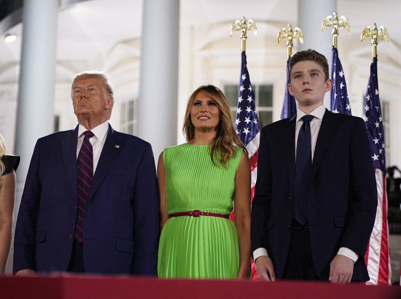 donald trump doesnt think son barron girlfriend being alone