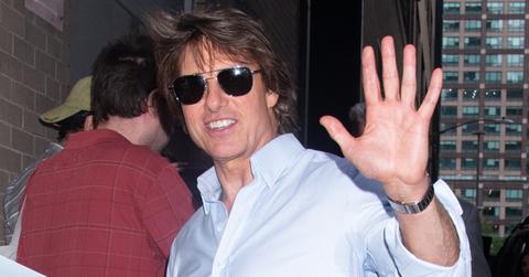 tom cruise all smiles adopted kids connor bella rare photo pp