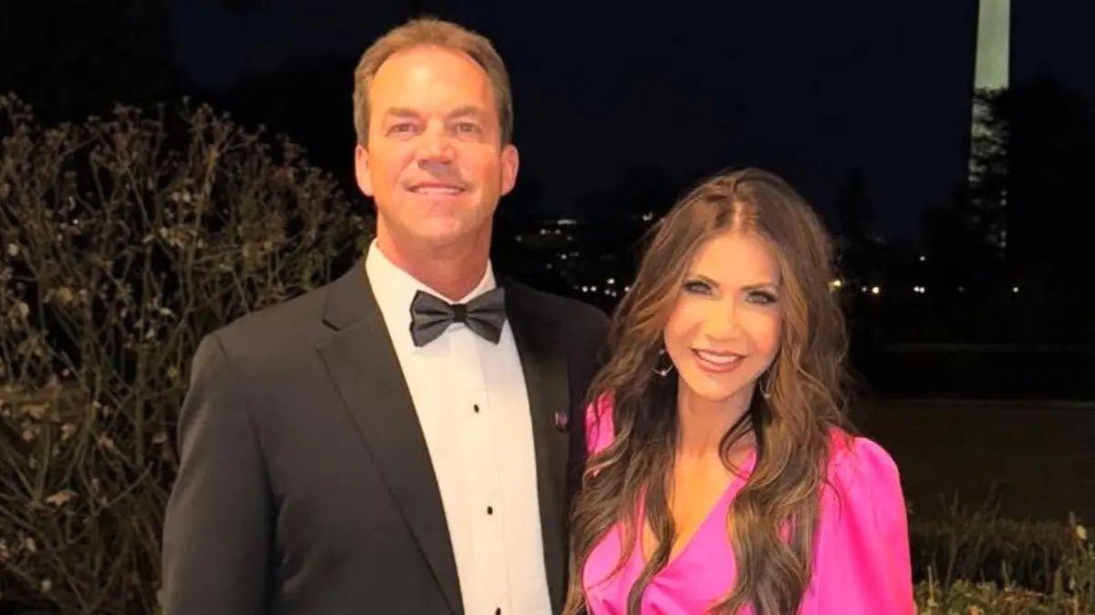 image of Kristi Noem and husband 