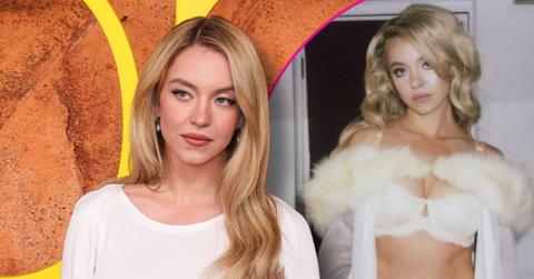 sydney sweeney strips down racy lingerie