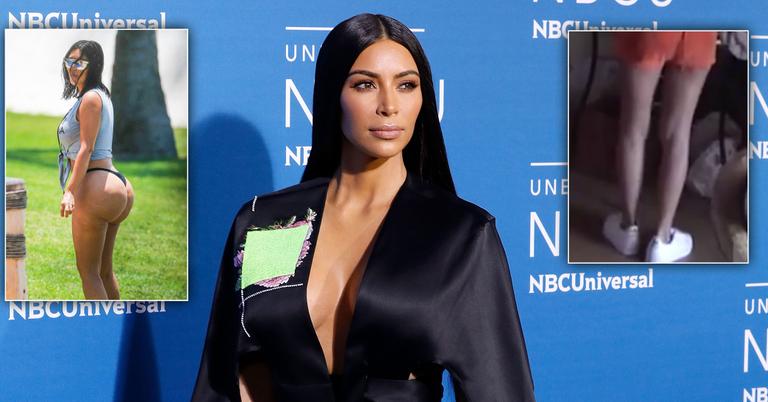 Is Kim Kardashians Butt Fake Ray J Tape Raises Surgery Questions