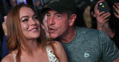 Lindsay Lohan at DURAN DURAN concert
