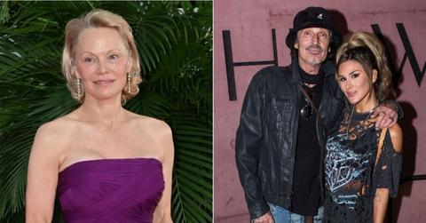 Composite photo of Pamela Anderson, Tommy Lee and Brittany Furlan