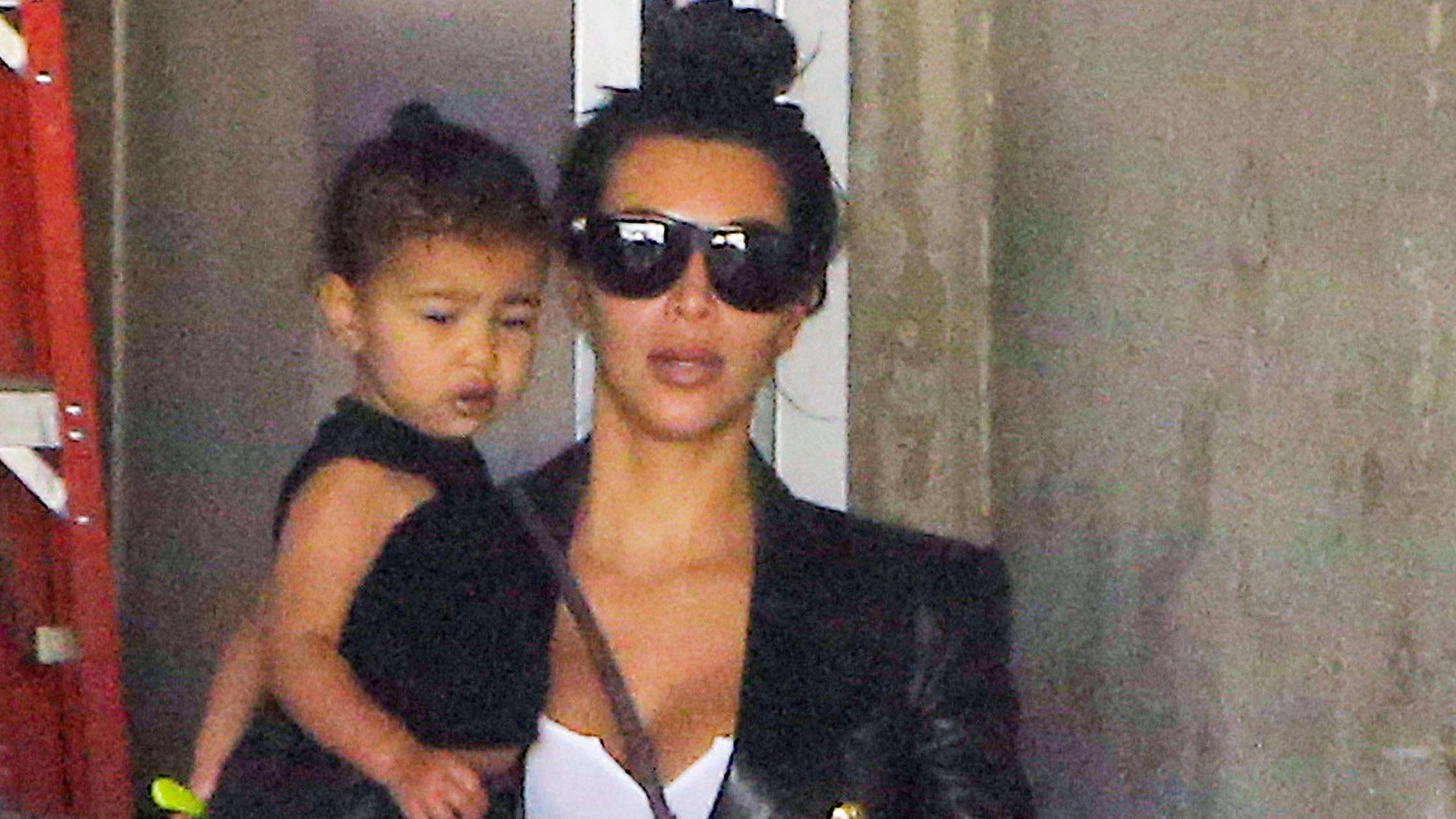 Kim Kardashian And Kanye West Take North West To A Photo Shoot!