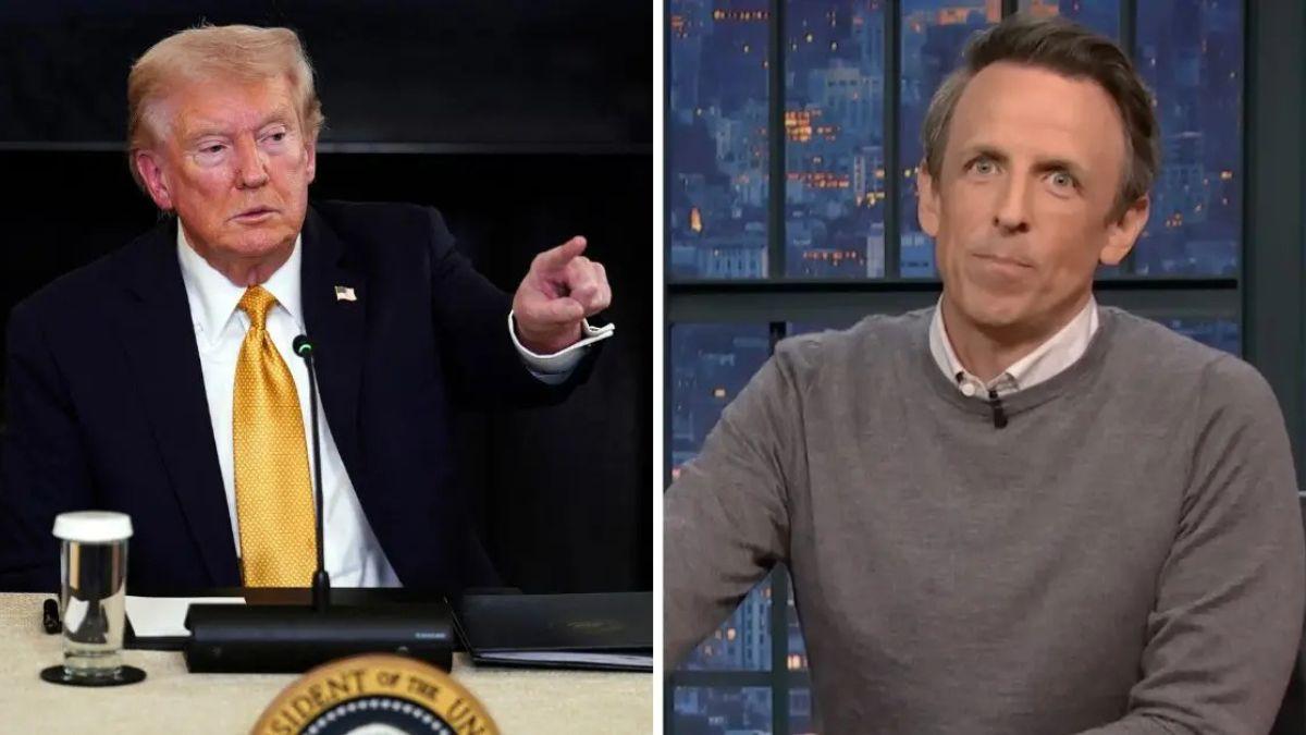 Photo of Seth Meyers made fun of a world leader who called Trump 'daddy.'