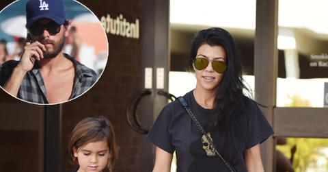 Kourtney Kardashian along with Mason leave a dentist’s office
