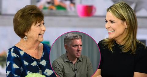 split of Nancy, Savannah Guthrie and Brian Entin.