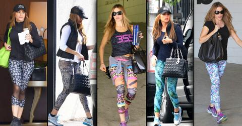 sofia vergara work out pants