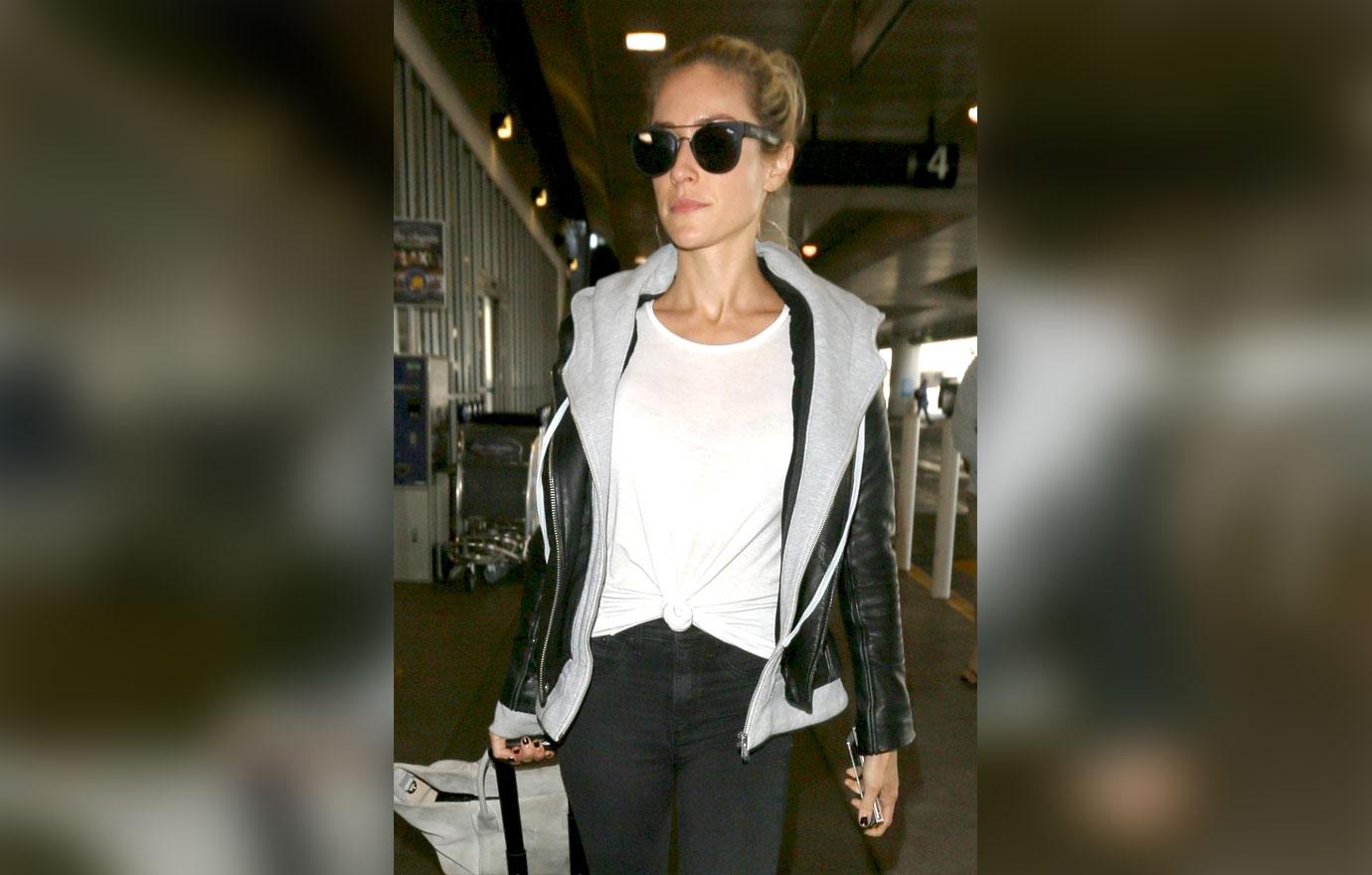 Kristin Cavallari is looking cool in shades arriving back in LA from Nashville