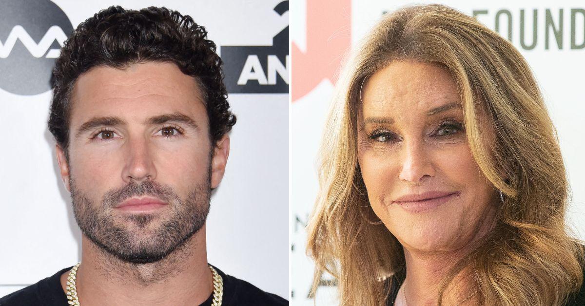 Composite photo of Brody and Caitlyn Jenner. 