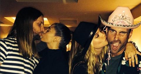 Adam Levine Behati Prinsloo Ali Tamposi James Valentine