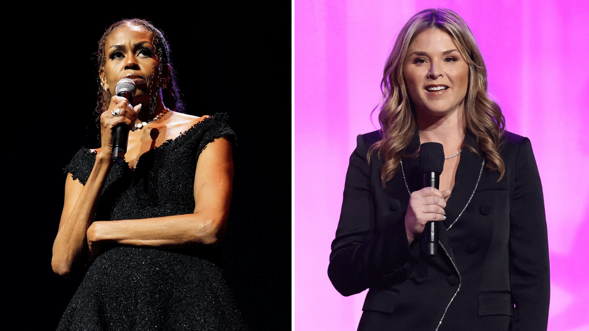 Michelle Obama;  Jenna Bush Hager
