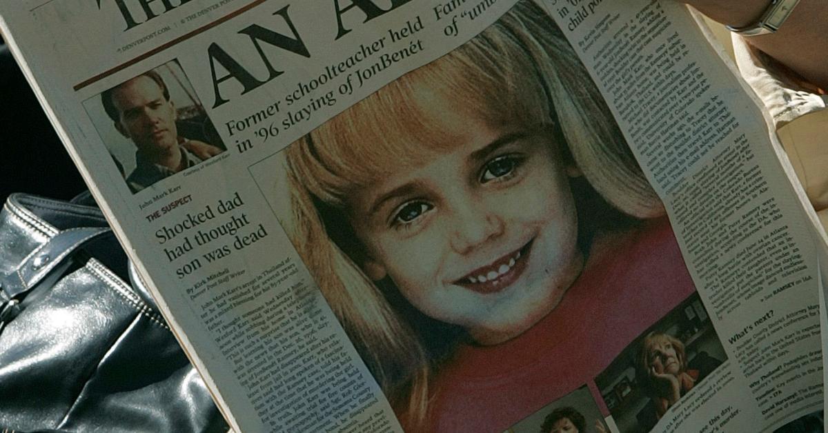 Image of JonBenét Ramsey died of strangulation and head trauma.