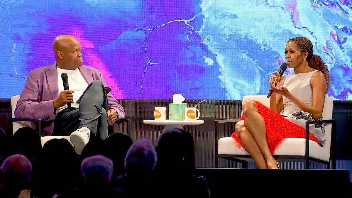 Photo of Michelle Obama spoke about how her past experience prepared her to become a podcast host.