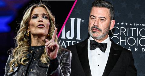 Composite photo of Megyn Kelly and Jimmy Kimmel.