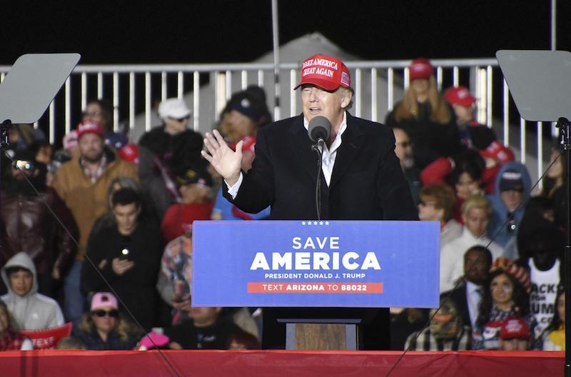 donald trump dancing rally nj