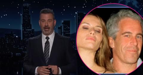 Composite photo of Jimmy Kimmel, Melania Trump and Jeffrey Epstein.