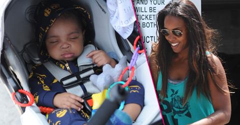 Kelly rowland pushes titan jewell stroller shopping date