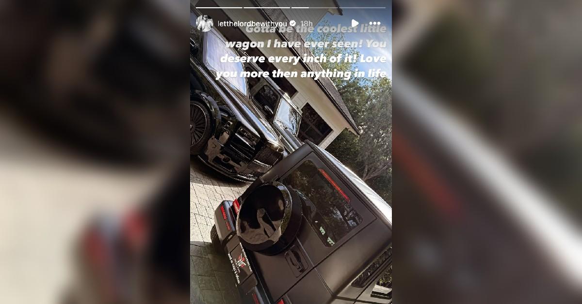 scott disick sons mason reign birthday gifts g wagon photos