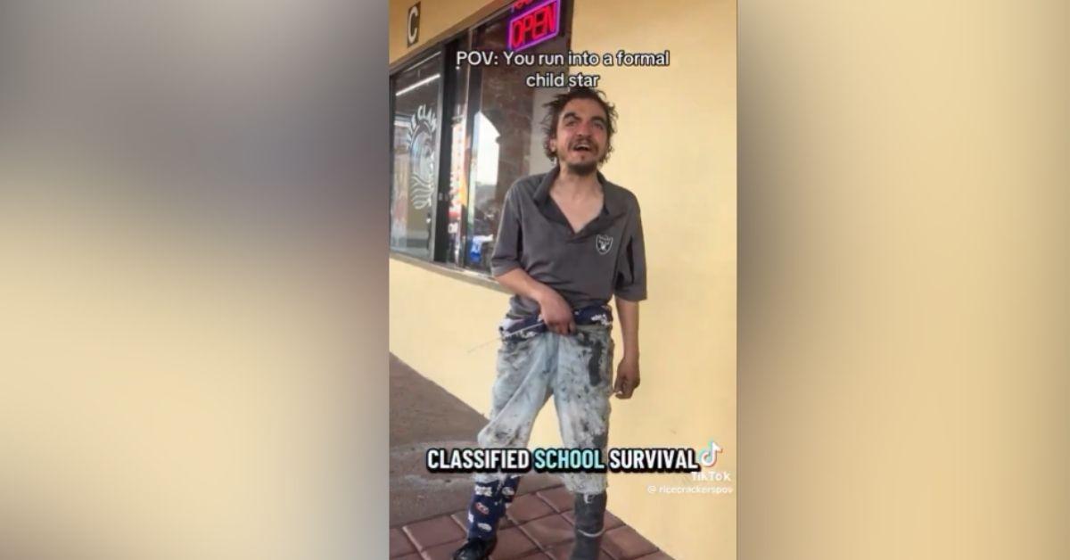 image of Tylor Chase was spotted living on the streets in California.