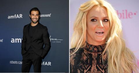 Composite photo of Sam Asghari and Britney Spears
