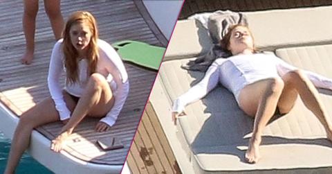 Amy Adams Bikini Body Yacht Italy Photos Long